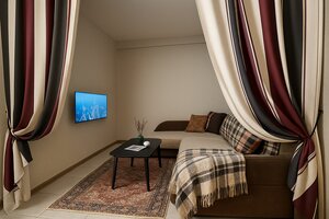 отель Просторная двухкомнатная квартира  ✅ Бесконтактный заезд 24/7 🔑✅ Отчётные документы🗂️