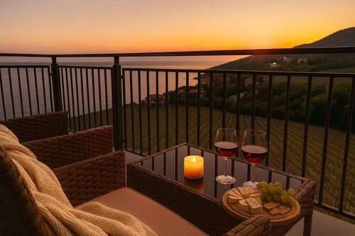 Апартаменты Апартаменты  у моря Панорамный вид  и тишина, Ялта в Ливадии