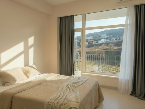 Апартаменты Двухкомнатные апартаменты «ДЫХАНИЕ МОРЯ» с красивым видом в Ливадии