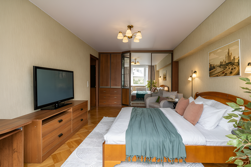 Квартира 3к апартаменты Apart-Comfort  с 2мя спальнями и гостиной на Арбате