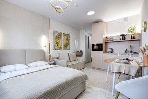 Квартира 100 квартир. Бежевые апартаменты 