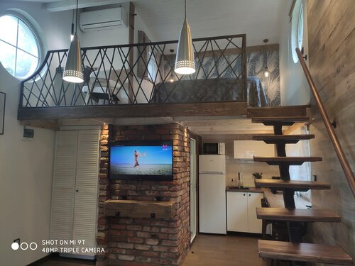 Квартира Просторная двухуровневая студия для отдыха под шум моря в Балтийске