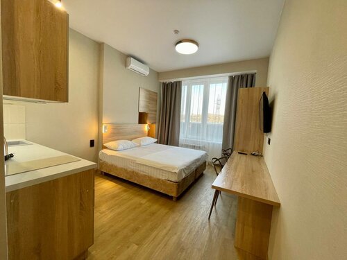 Апартаменты "В Гости!" на Запорожской 69  (1к студия №3 рядом с БЦ "Сити") в Новокузнецке