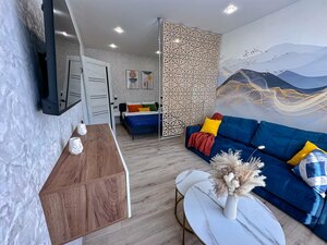 Квартира "Как дома" — Уютная квартира с двуспальной кроватью и круглосуточным заселением на ул. Строителей д.7