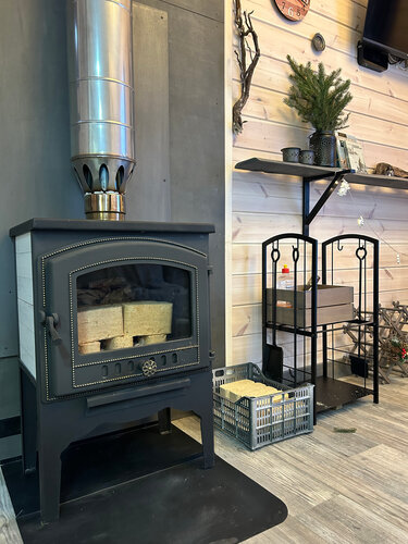 Загородный дом Семейный дом с камином Птичка в Ленинградской области