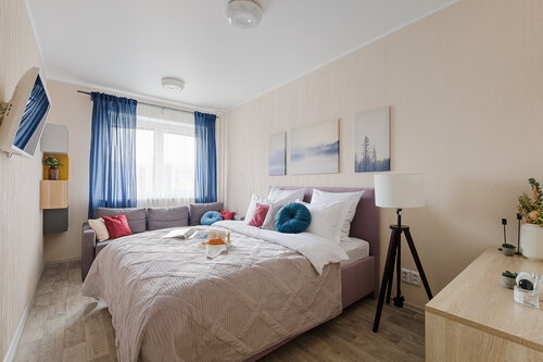 Квартира Уютное гнездышко на высоком этаже – эта квартира сочетает в себе современный ремонт, продуманный дизайн и невероятный комфорт в Зеленограде