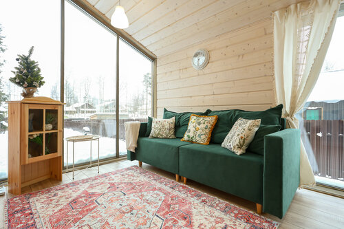 Загородный дом Teplo house Дом Теремок в Песочном