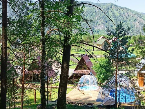 Загородный дом Лазурь Алтая Шале в Камлакском сельском поселении