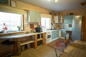 Загородный дом Розовый Дом-терраса с беседкой и баней (до 9 человек однородной компании)