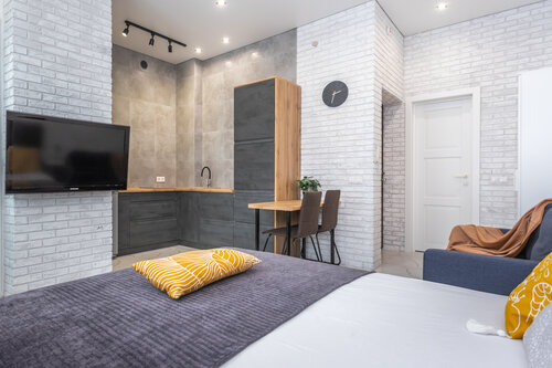 Апартаменты Лофт-студия KING в ЖК Эрмитаж бульвар Давлеткильдеева 5 в Уфе