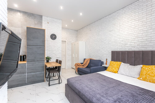 Апартаменты Лофт-студия KING в ЖК Эрмитаж бульвар Давлеткильдеева 5 в Уфе