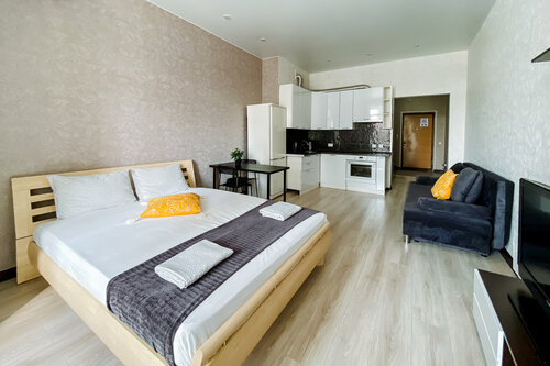 Апартаменты Апартаменты KING в ЖК Эрмитаж Бульвар Давлеткильдеева 5 в Уфе