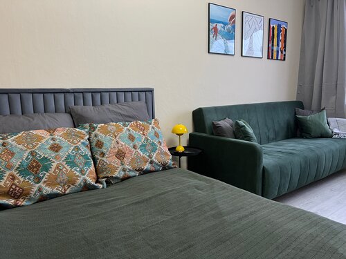 Квартира Уютная 2к квартира с панорамным видом на горы! в Кировске