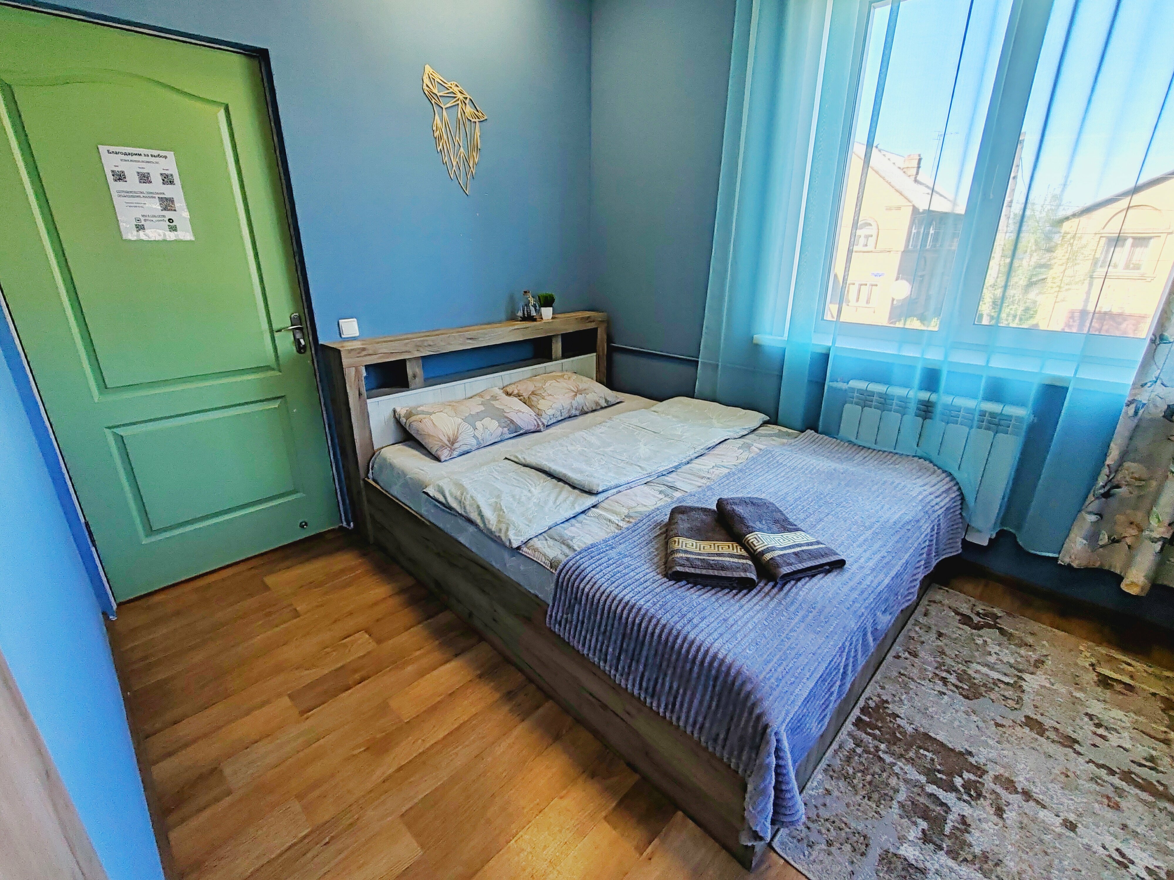 Двухместный номер с 1 кроватью и балконом