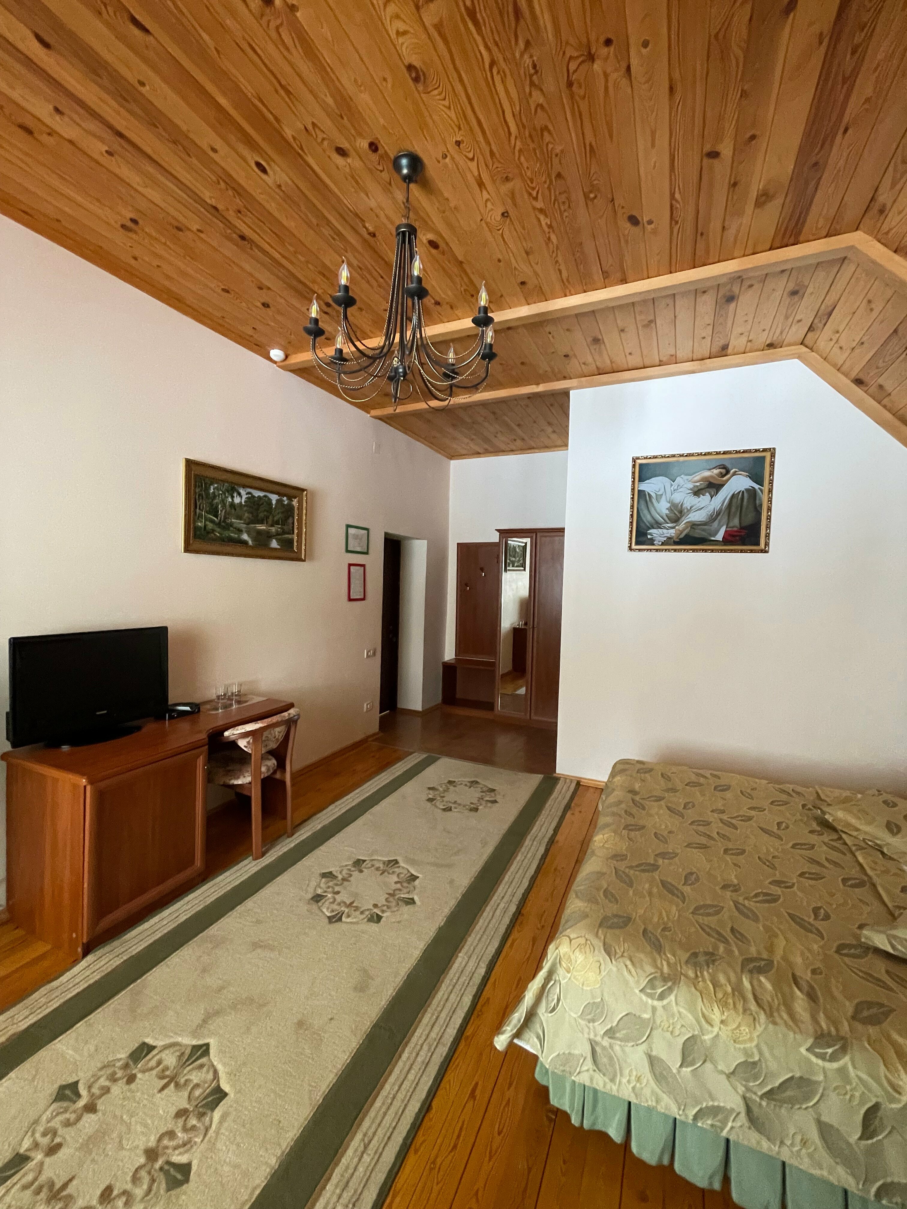 Двухместный номер с 1 кроватью и видом на горы