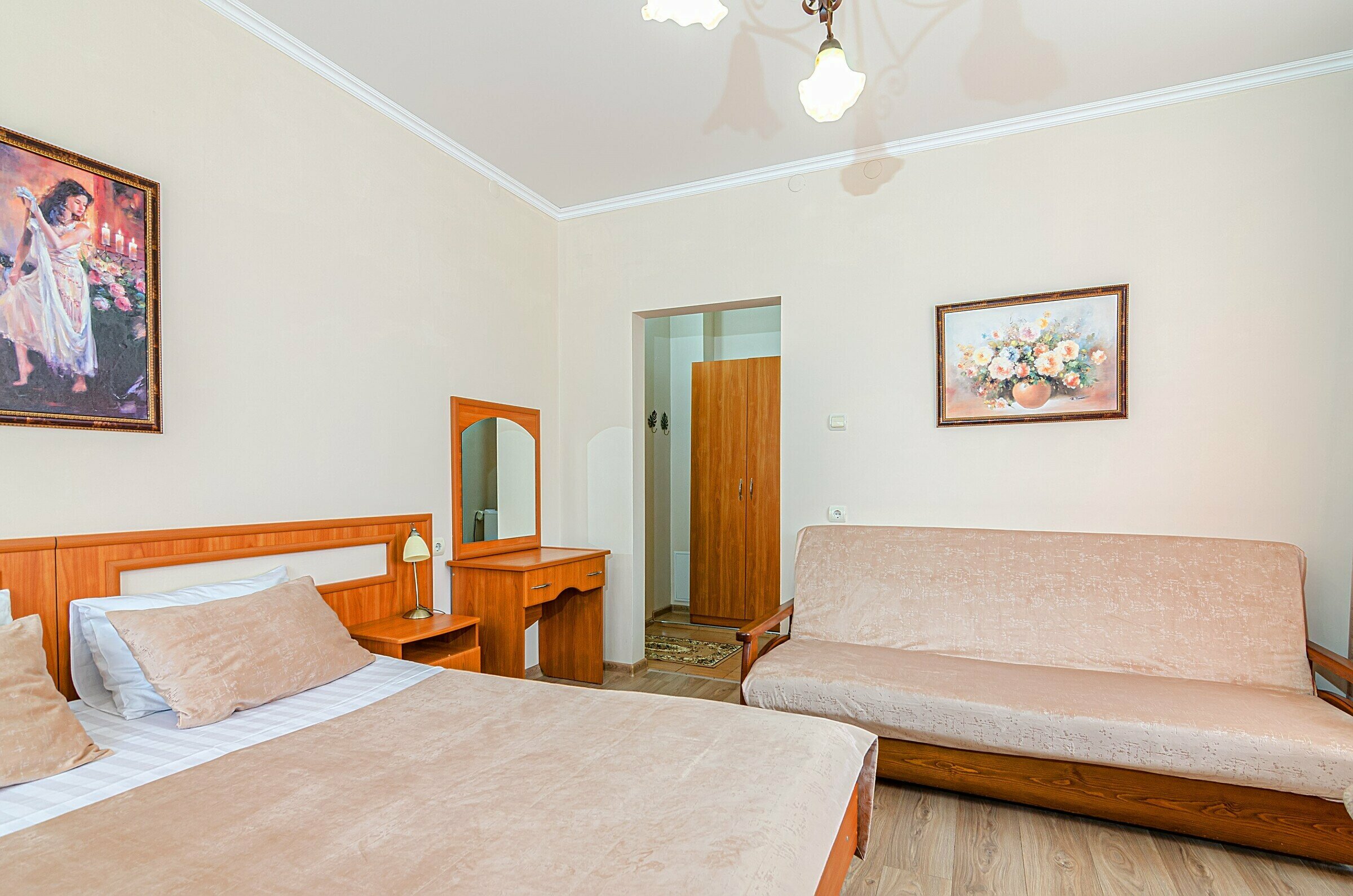 Трехместный номер с видом на море