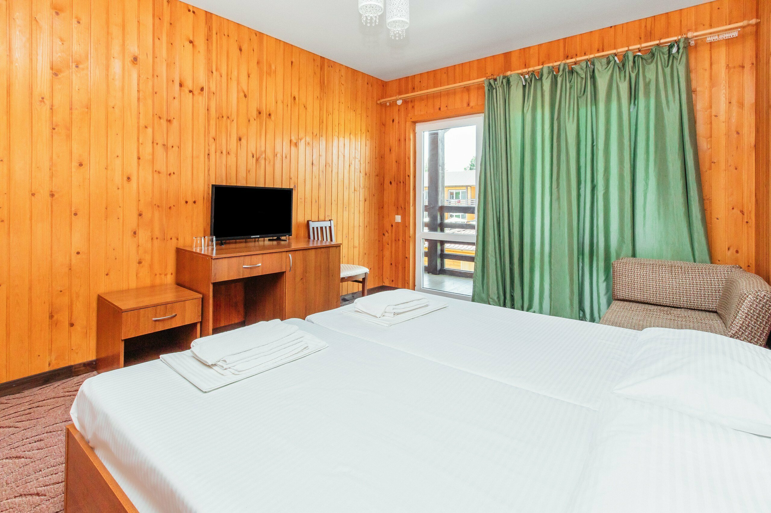 Двухместный номер с 2 отдельными кроватями и террасой