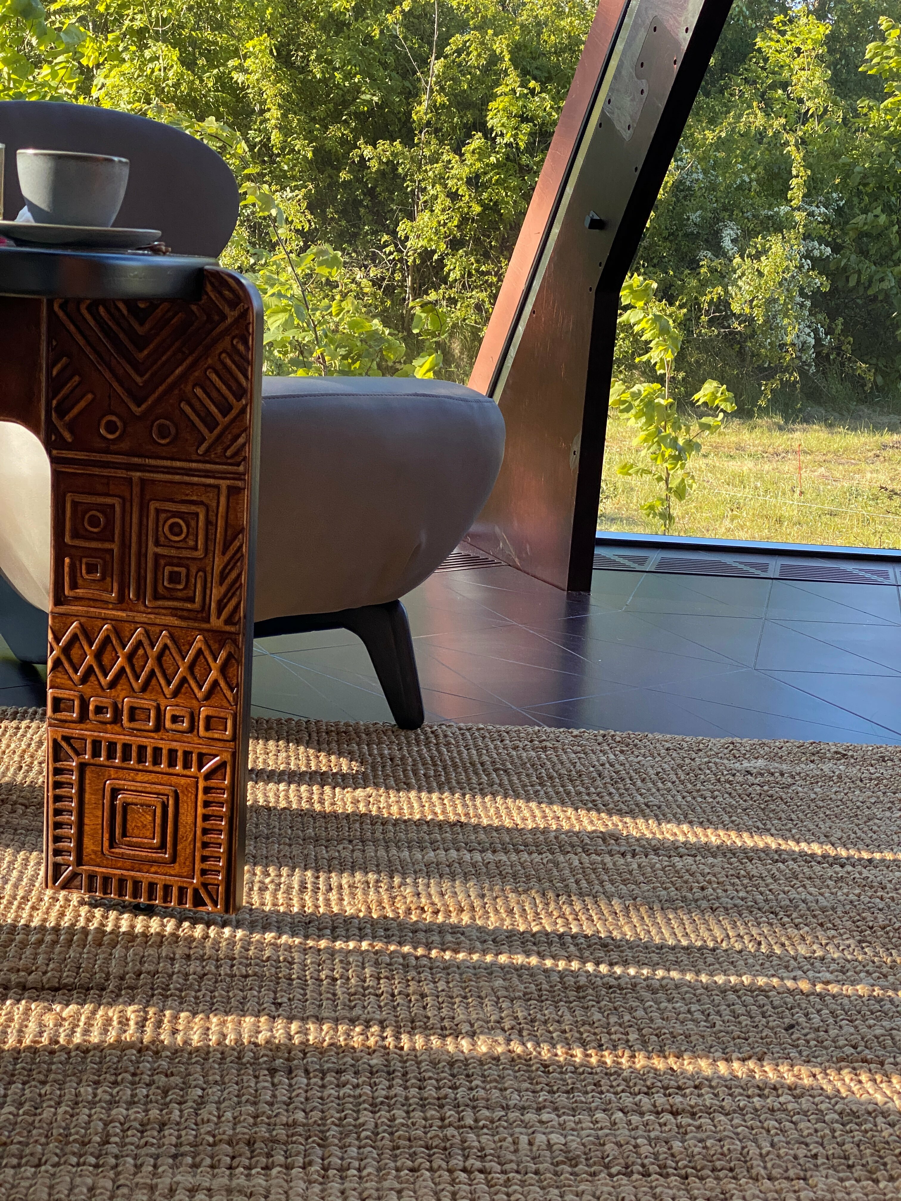  Нео Типи 360 с террасой | красивый панорамный вид на небо и дюны, сквозь которые частично видно море