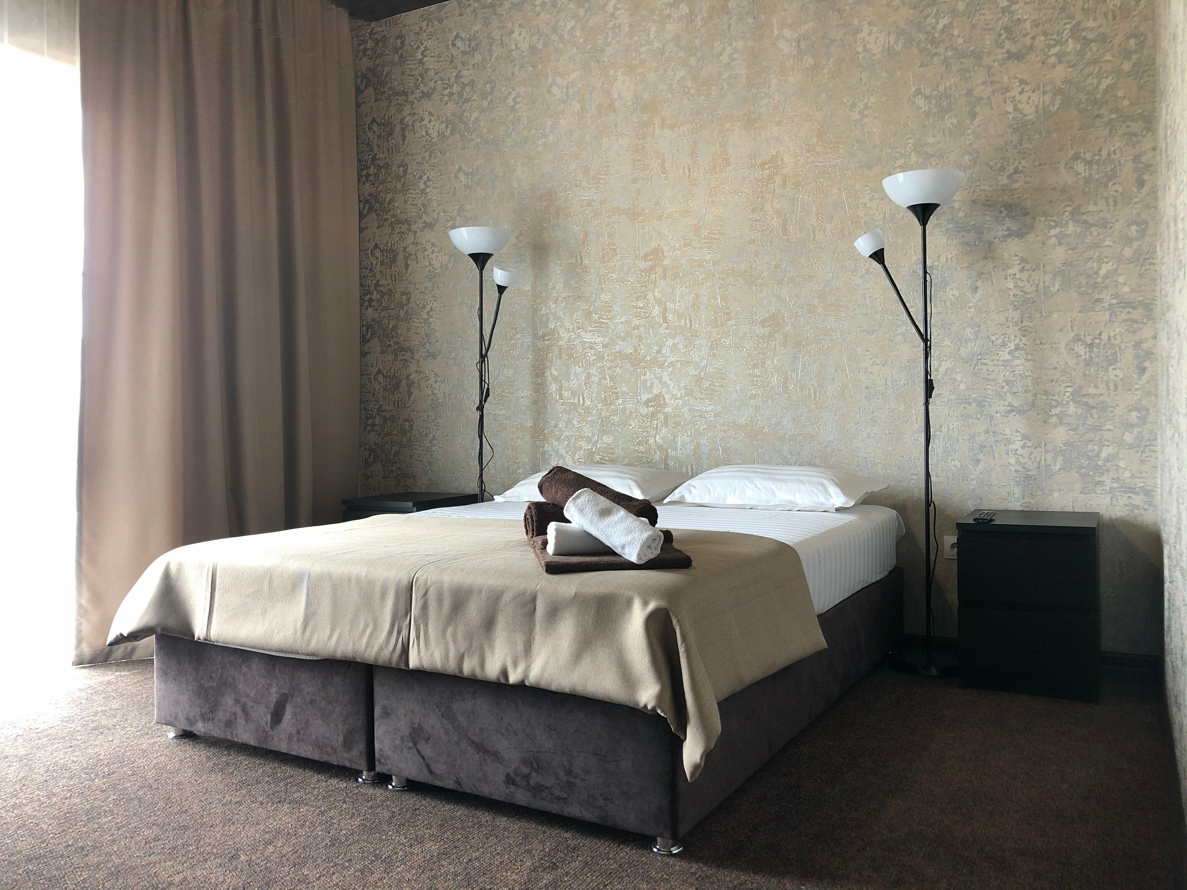 Двухместный номер с 1 кроватью и балконом