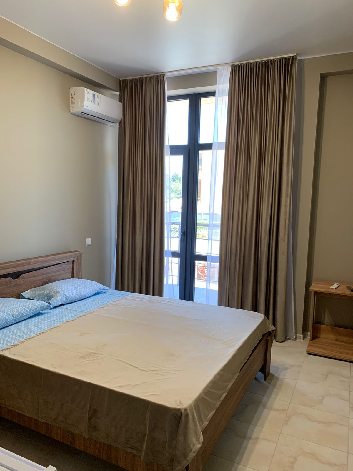 Двухместный номер Делюкс с 1 кроватью и балконом, вид на море