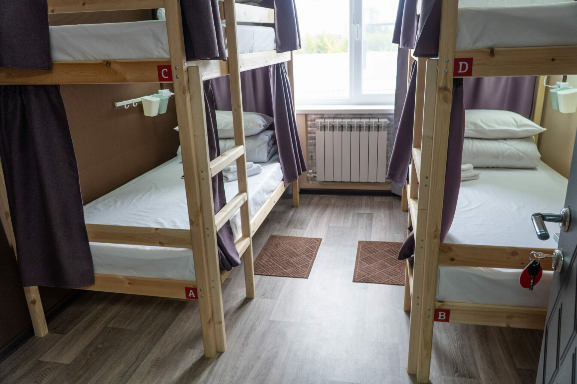 Общий номер для женщин с 4 кроватями