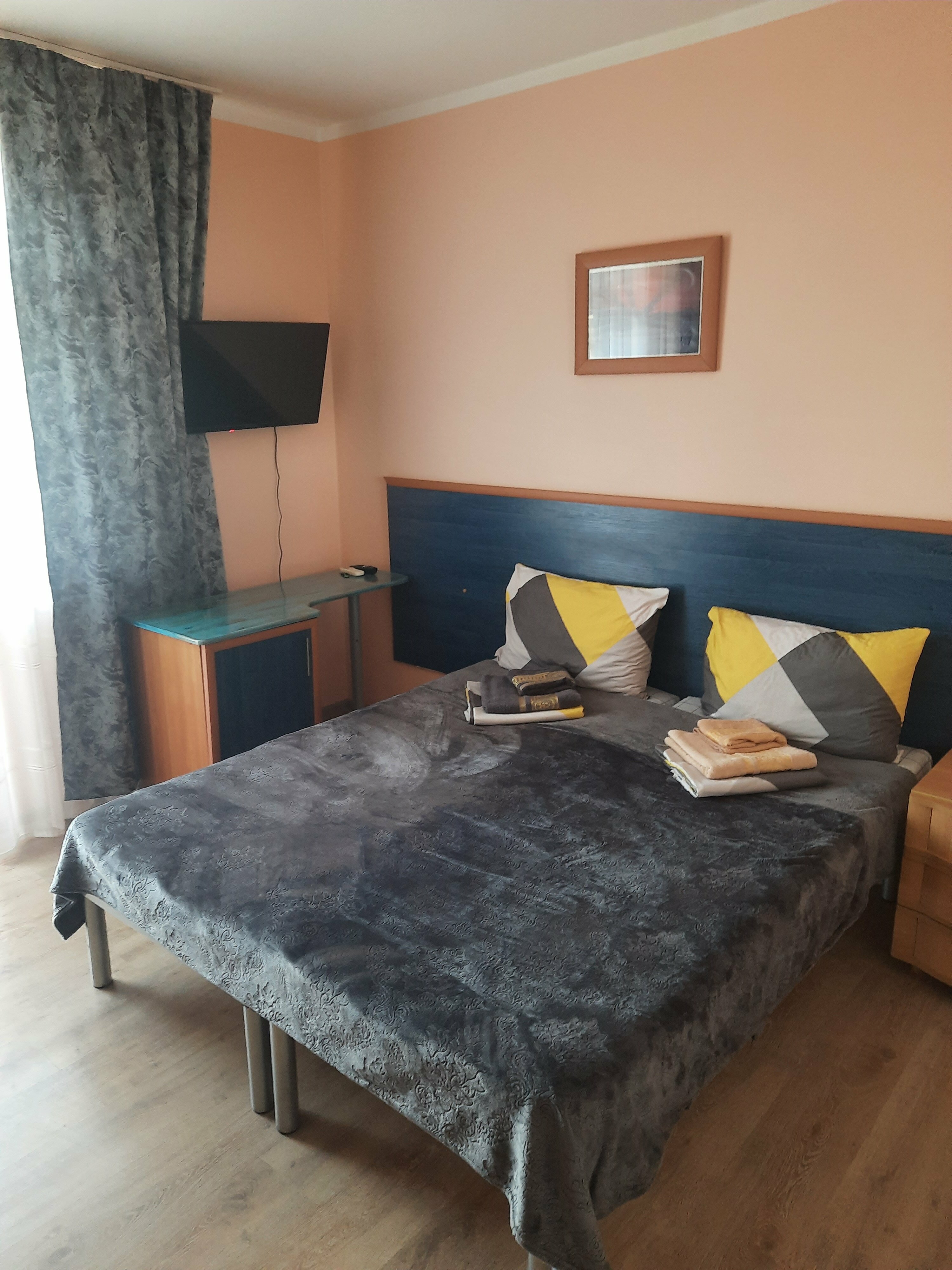 Двухместный номер с 2 отдельными кроватями и балконом