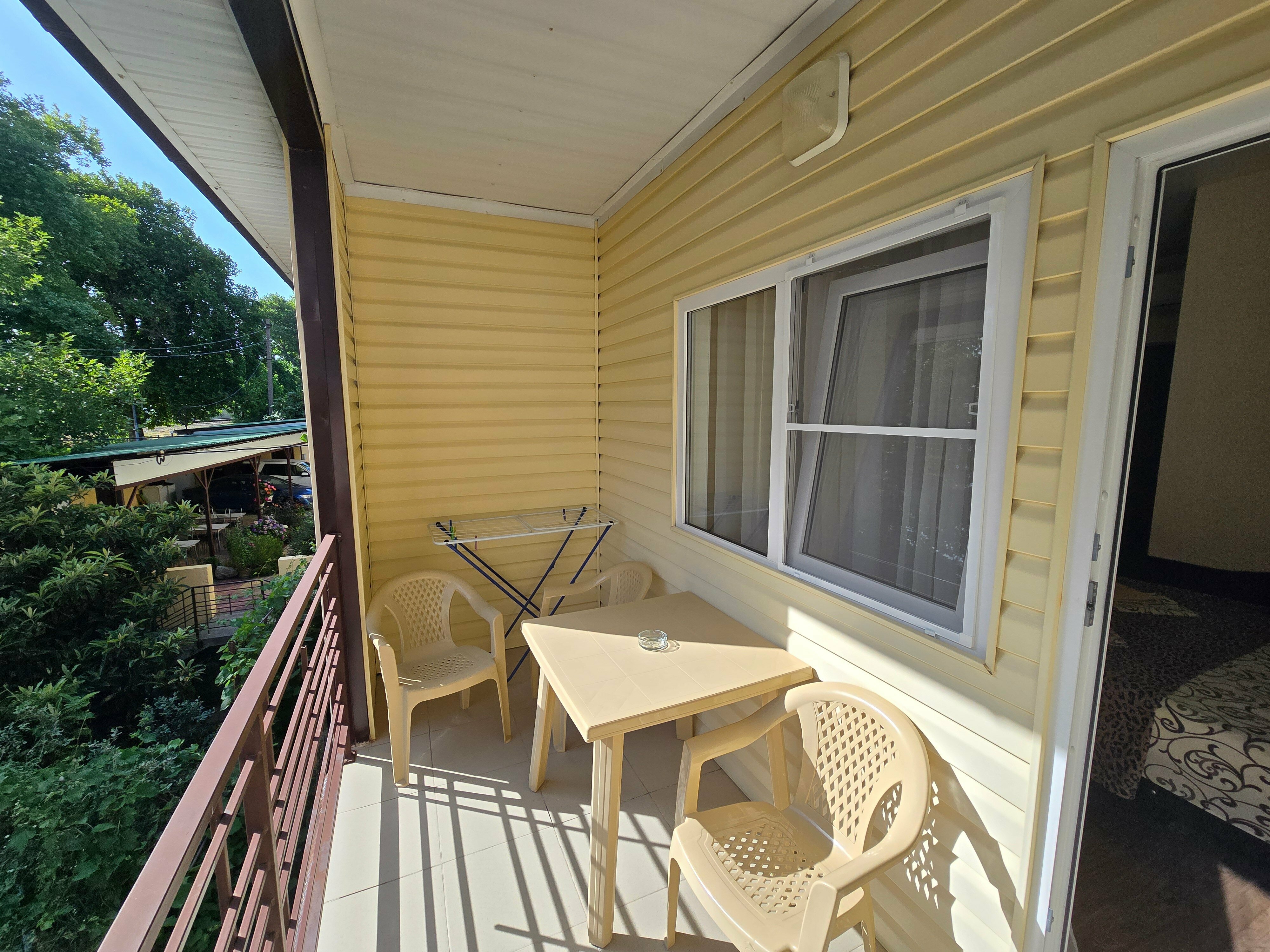 Двухместный номер с 1 кроватью и балконом