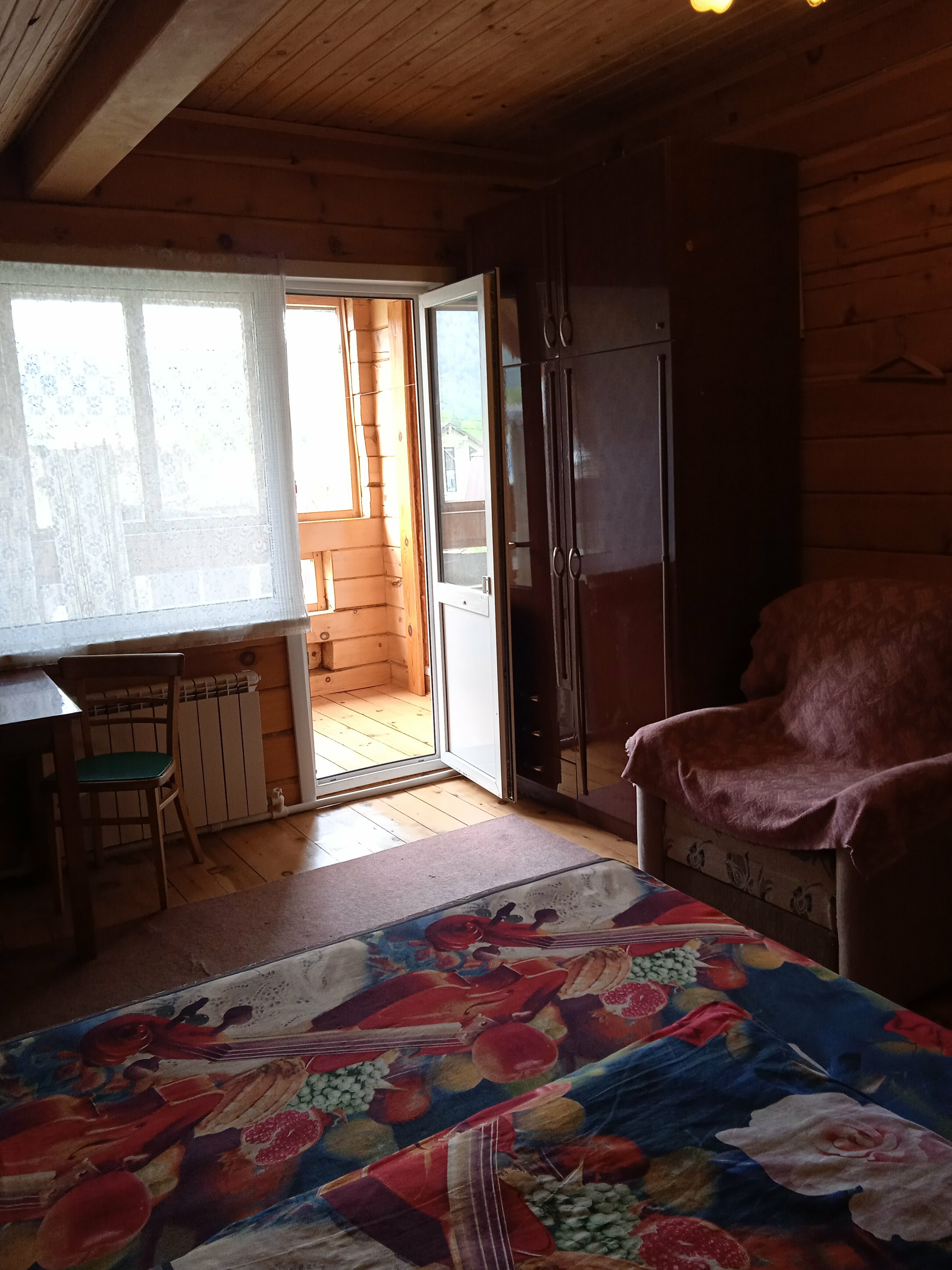 Двухместный номер с 1 кроватью и видом на горы