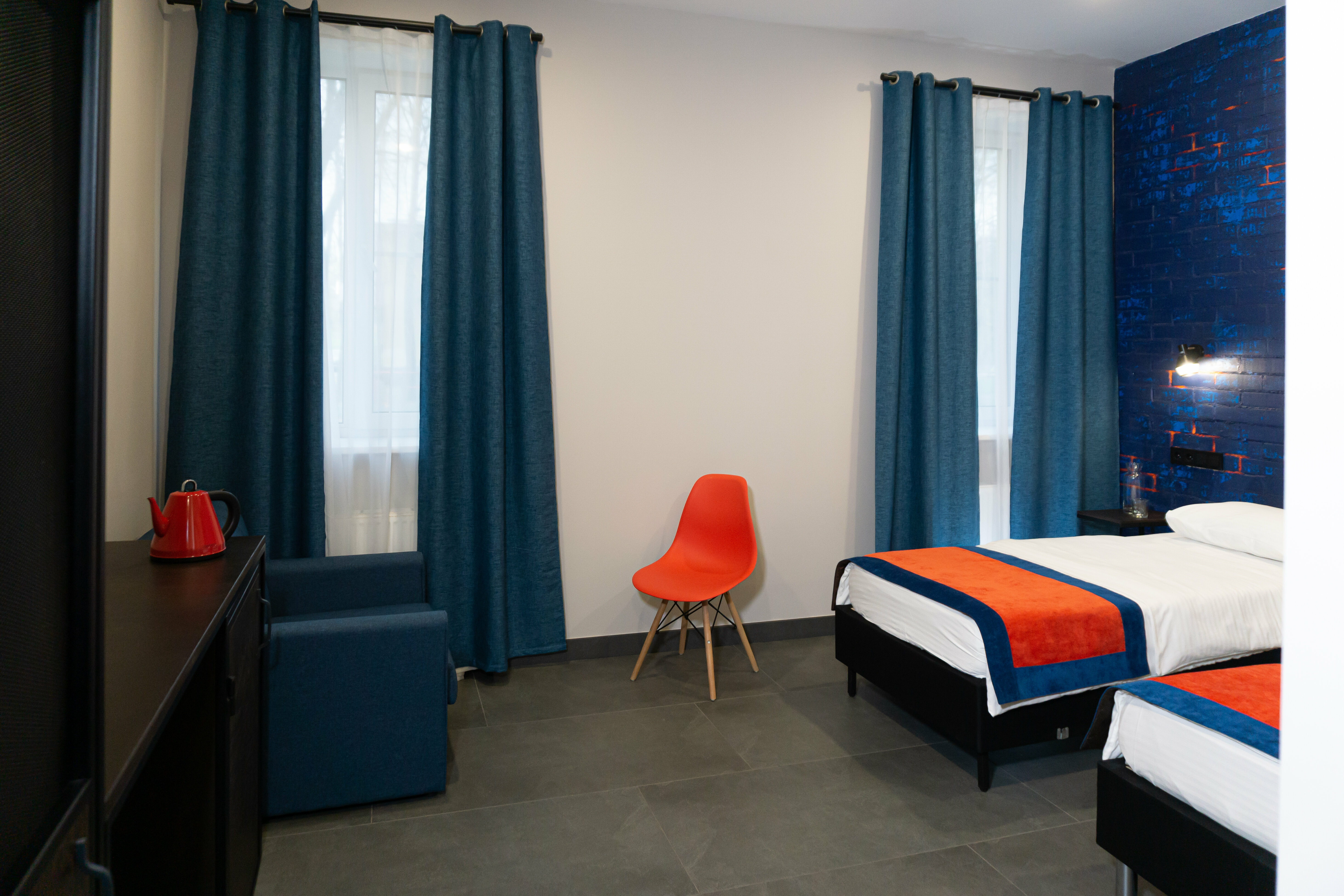 Улучшенный номер с кроватью размера «king-size» или 2 отдельными кроватями