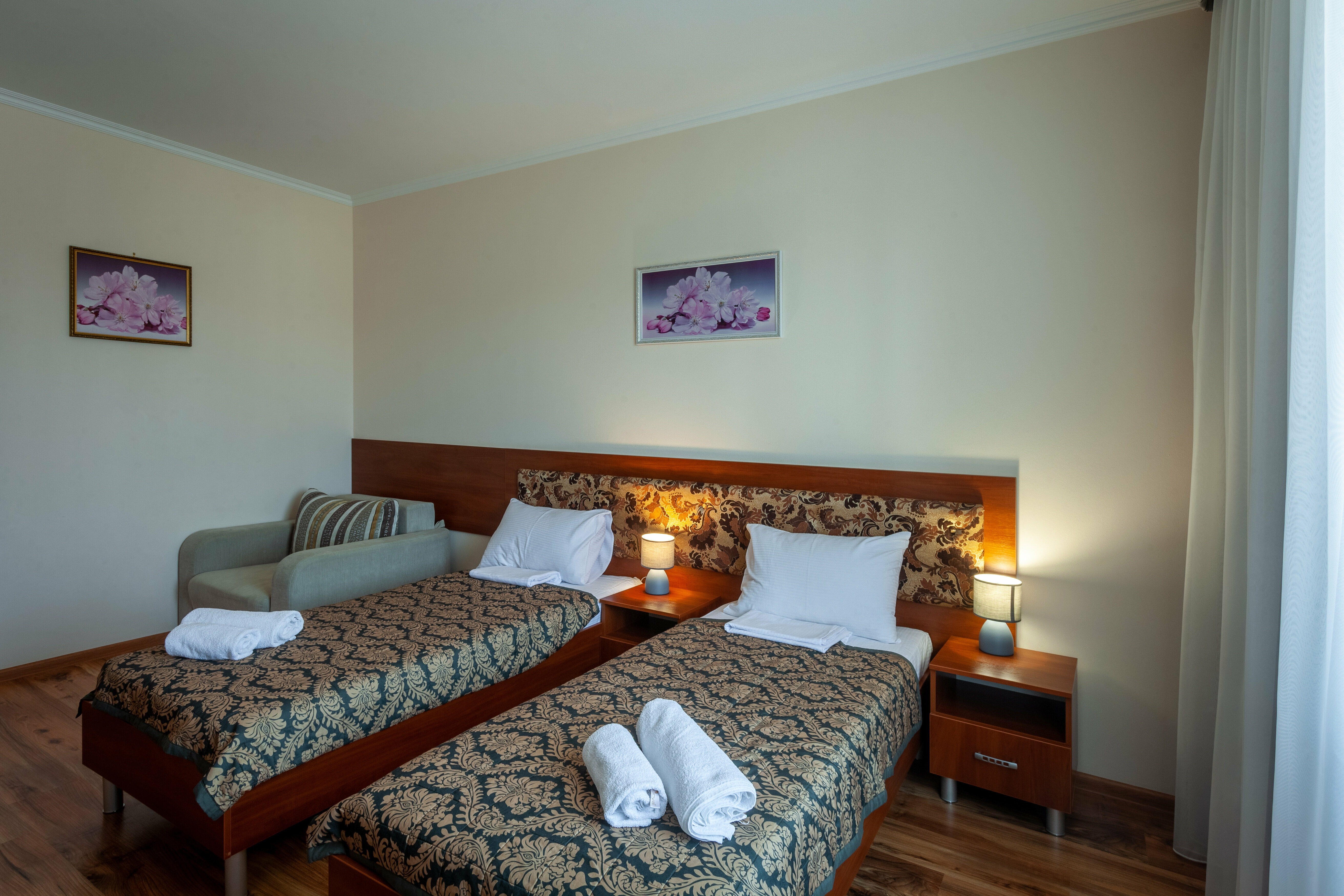 Двухместный номер с 1 кроватью или 2 отдельными кроватями