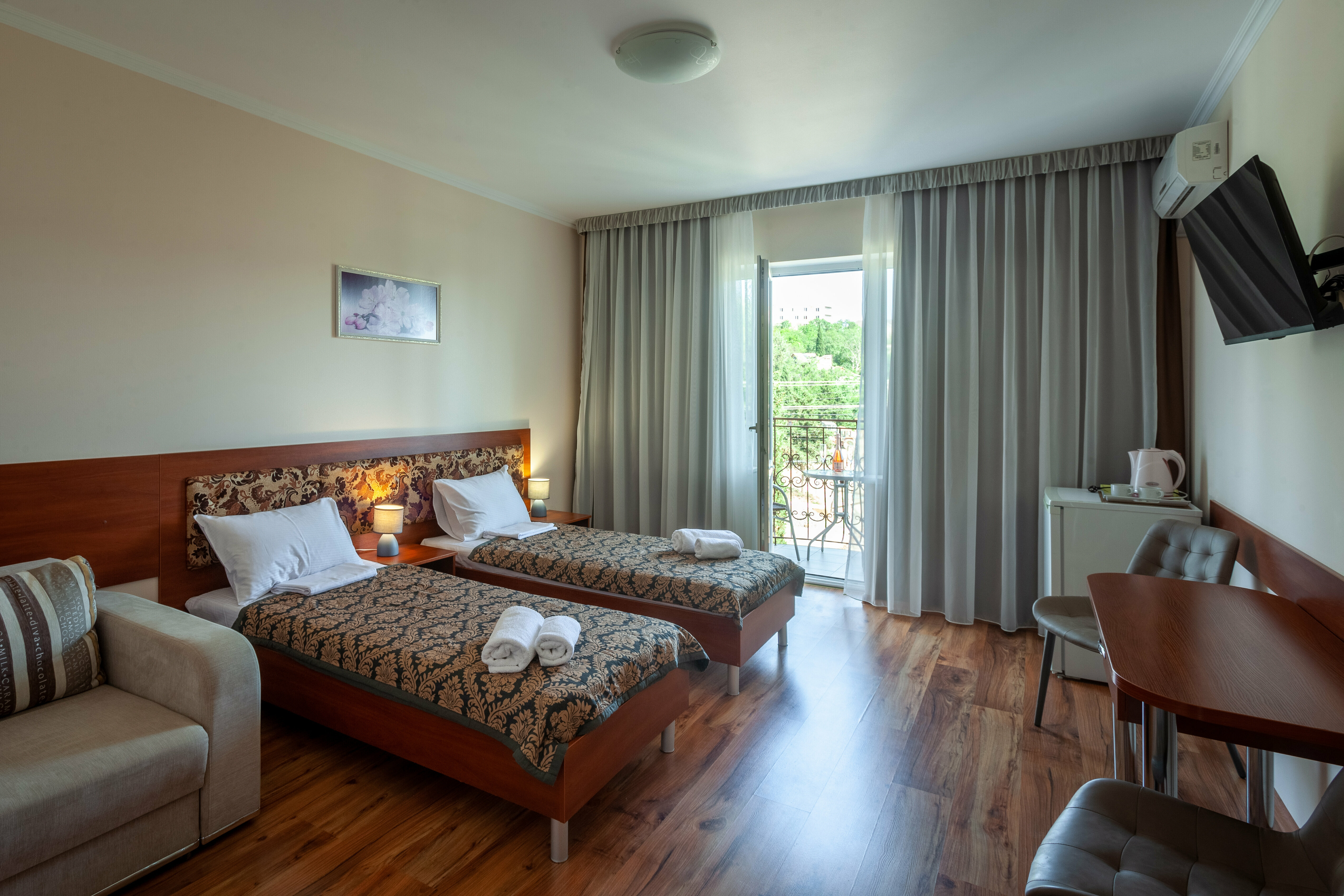 Двухместный номер с 1 кроватью или 2 отдельными кроватями