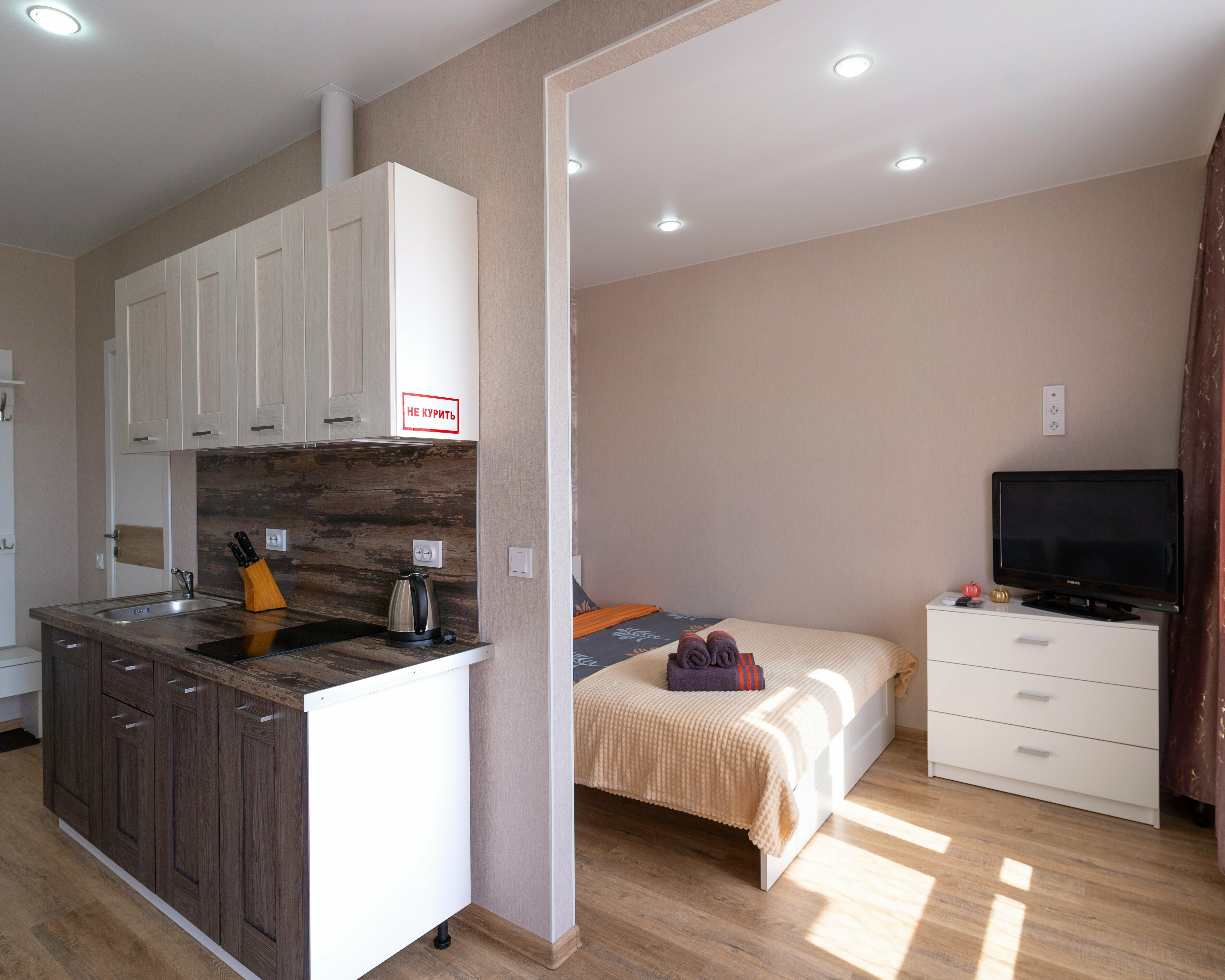 Апартаменты с 1 спальней