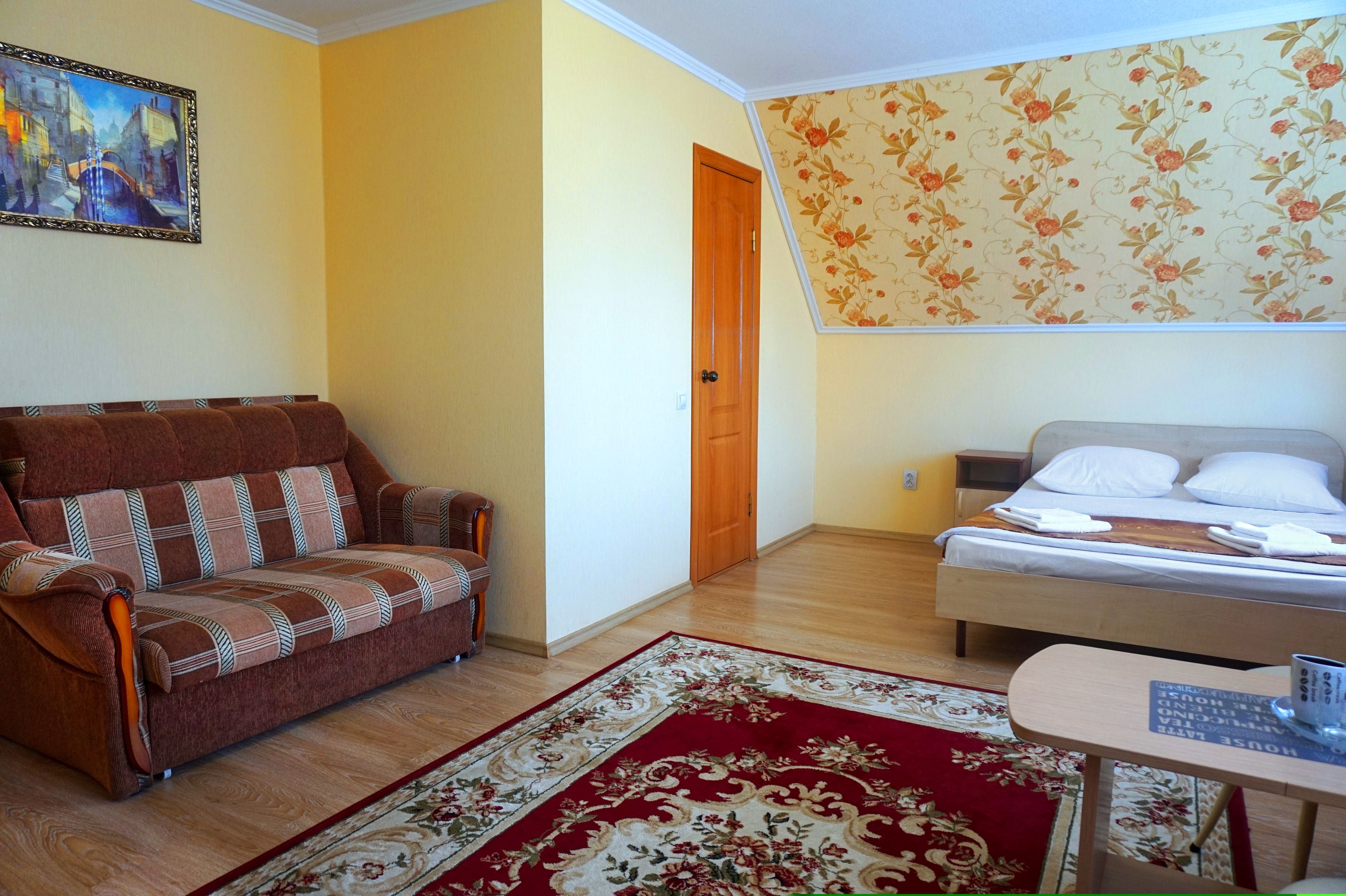 Четырехместный номер с видом на море