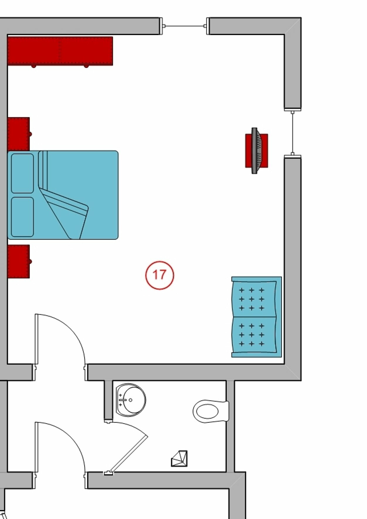 Улучшенный двухместный номер с 1 кроватью