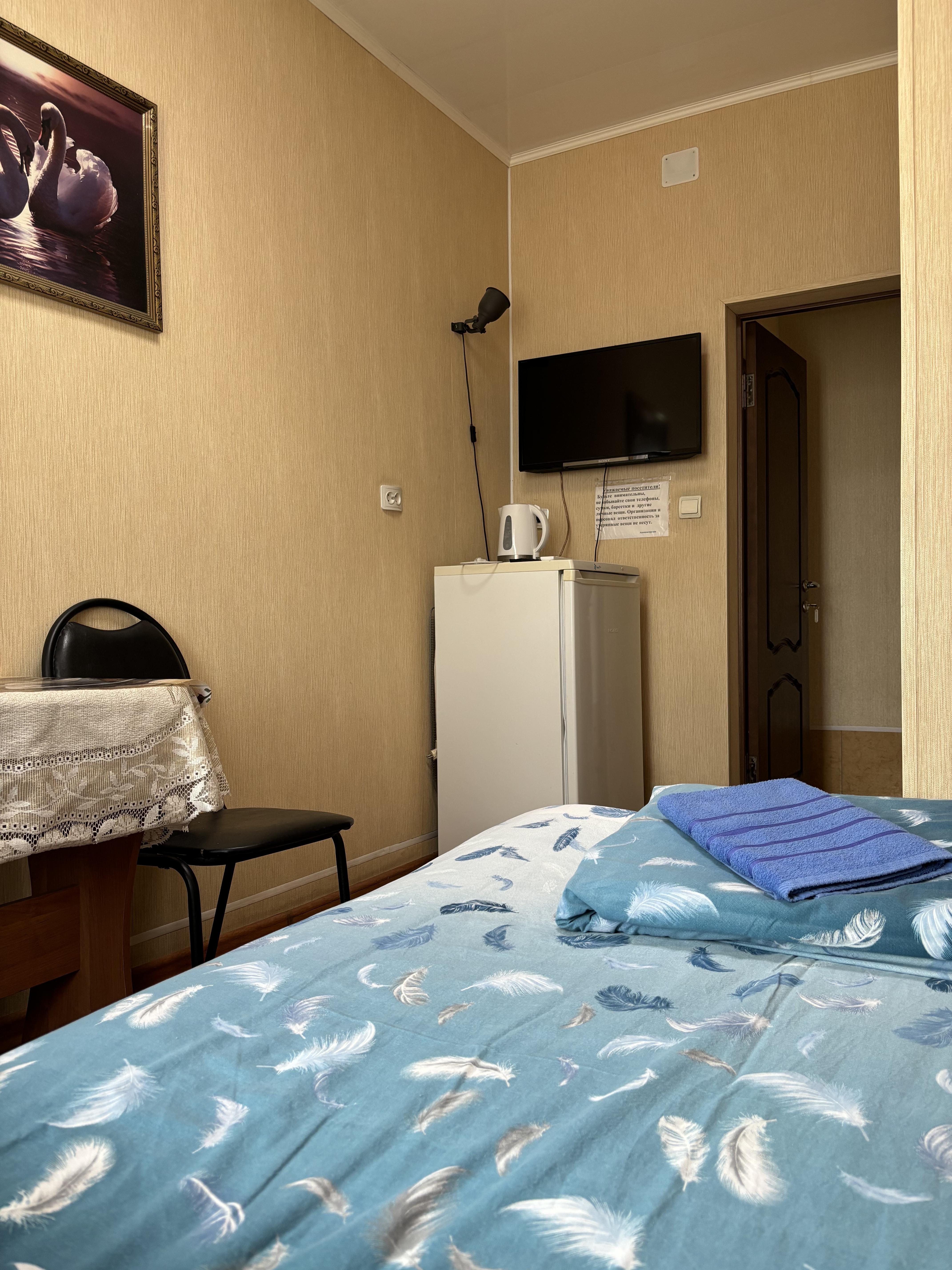 Двухместный номер эконом-класса с 1 кроватью или 2 отдельными кроватями