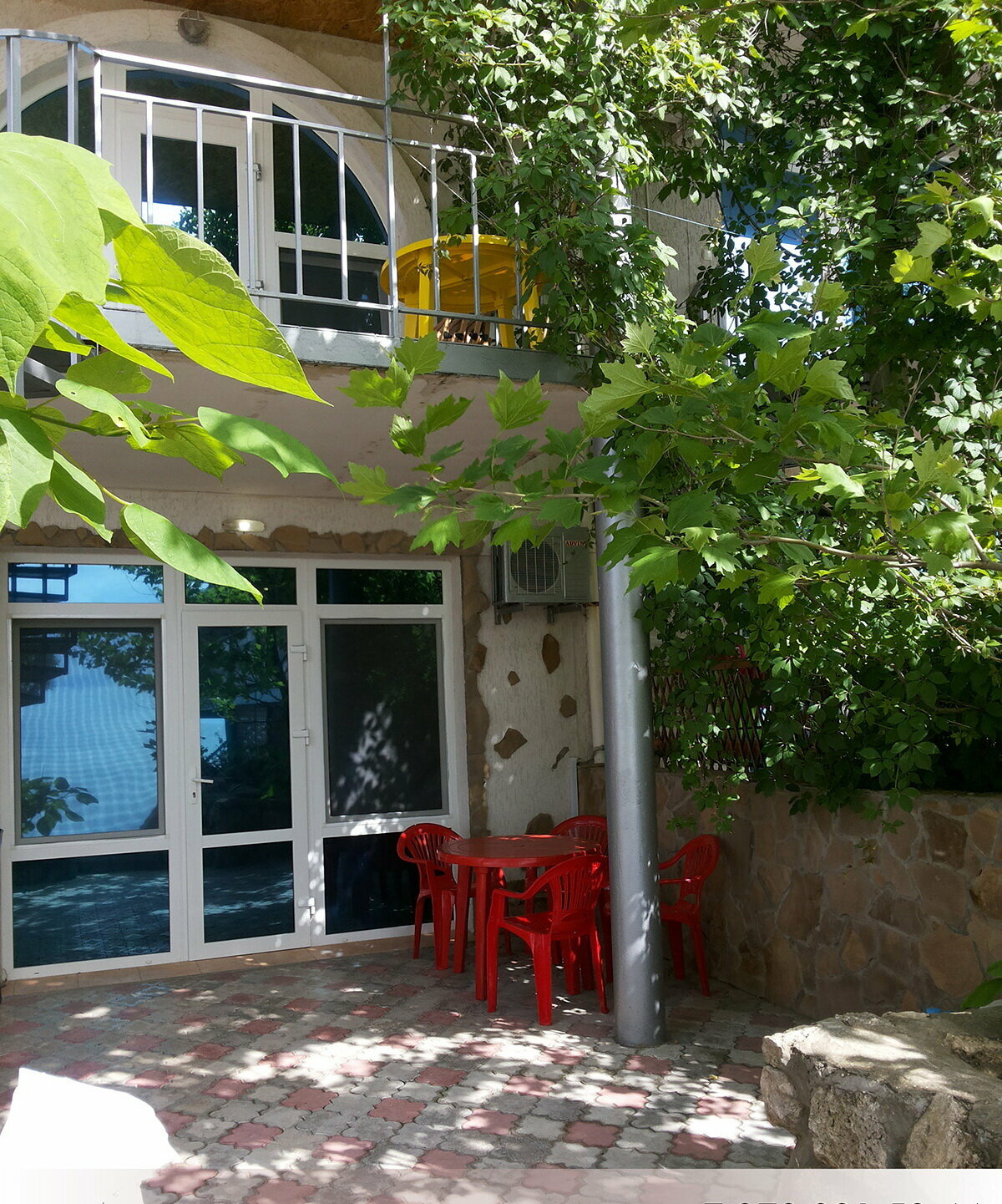 Четырехместный номер с видом на море