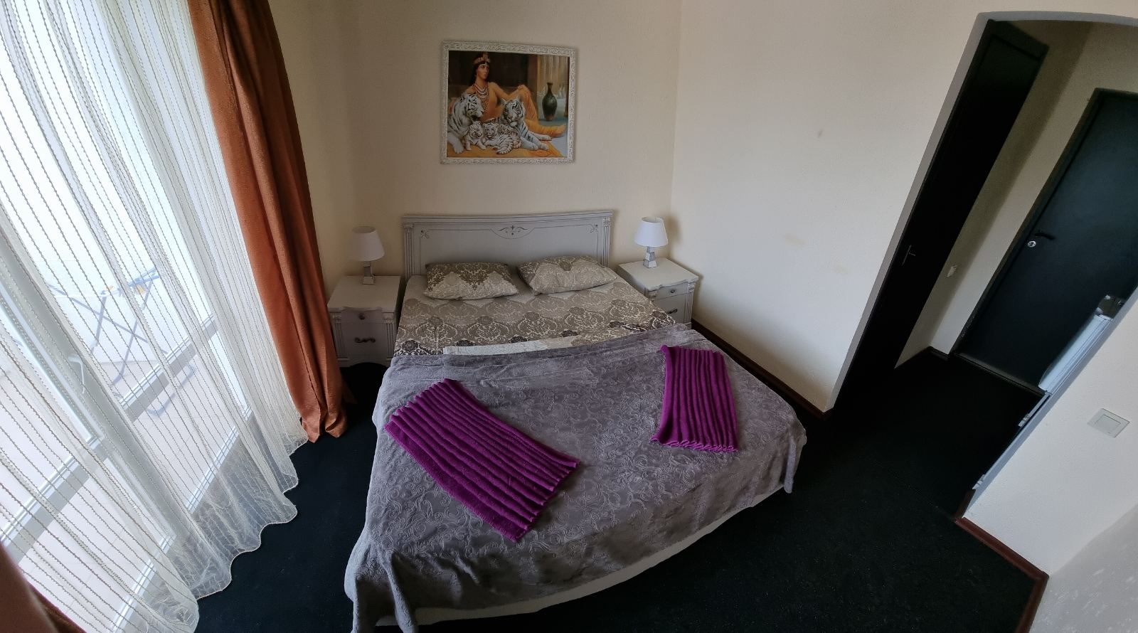 Двухместный номер Делюкс с 1 кроватью и балконом