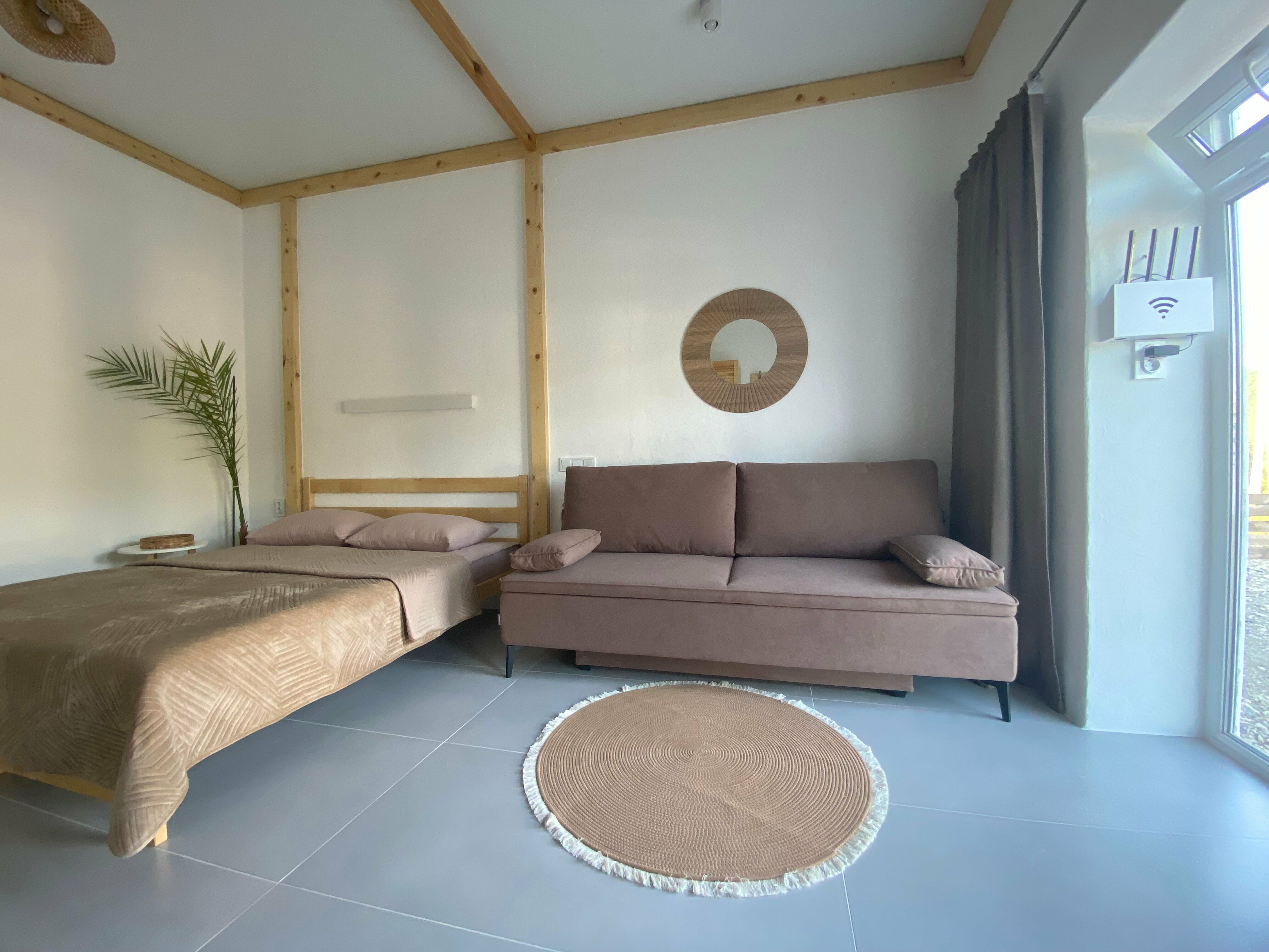 Семейный номер с видом на горы