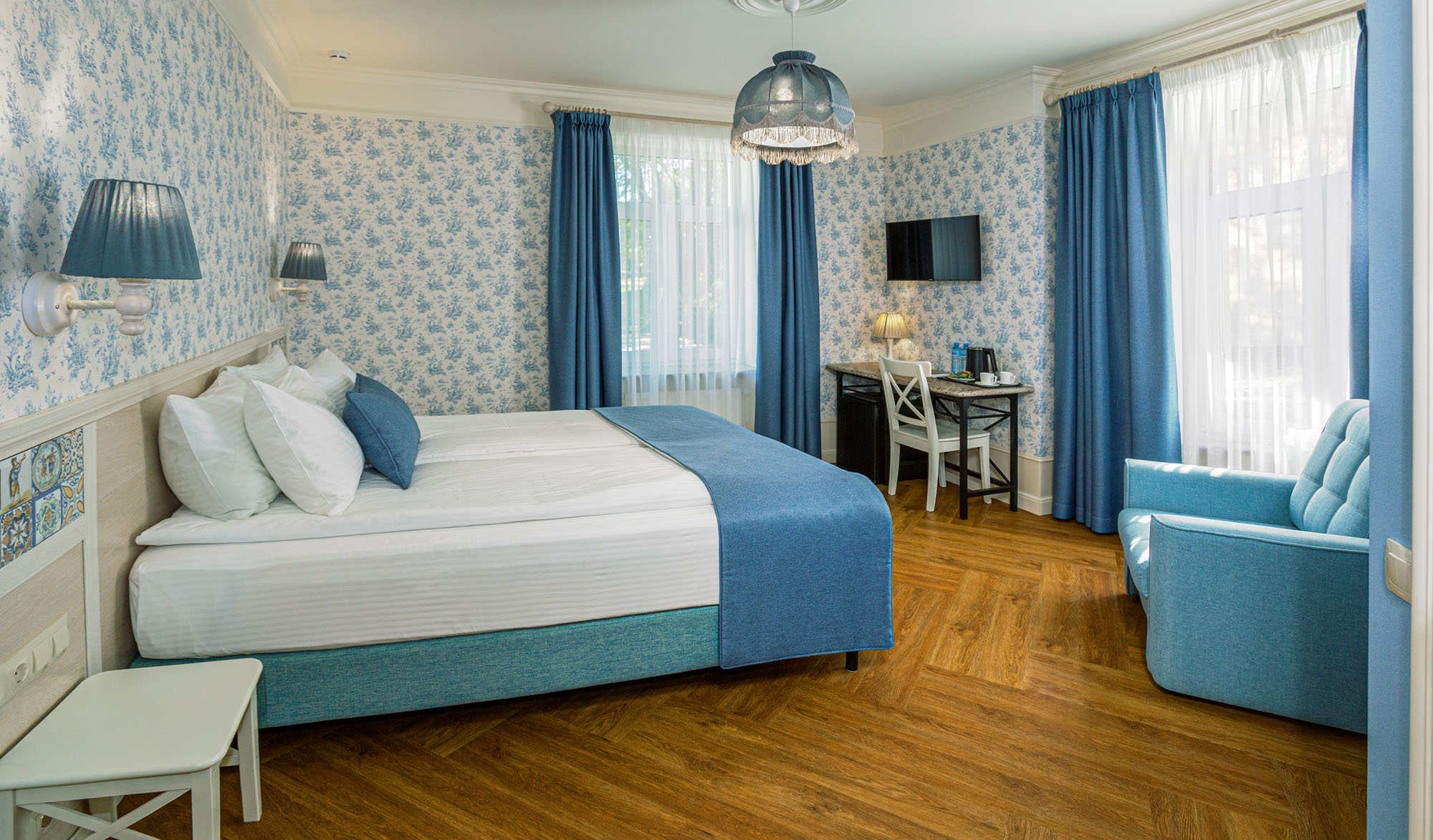 Стандартный двухместный номер с 1 кроватью или 2 отдельными кроватями