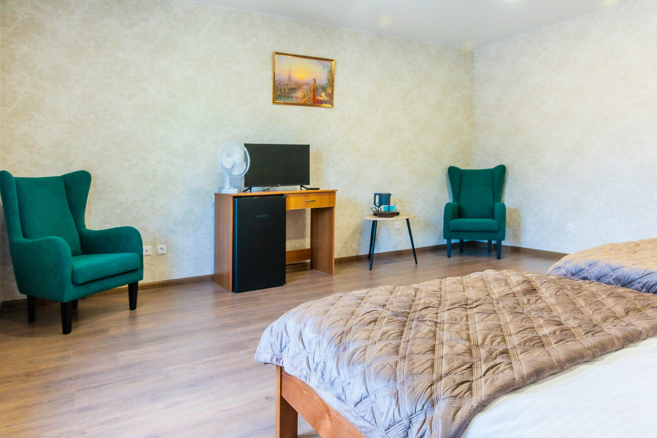 Двухместный номер с 2 отдельными кроватями и душем