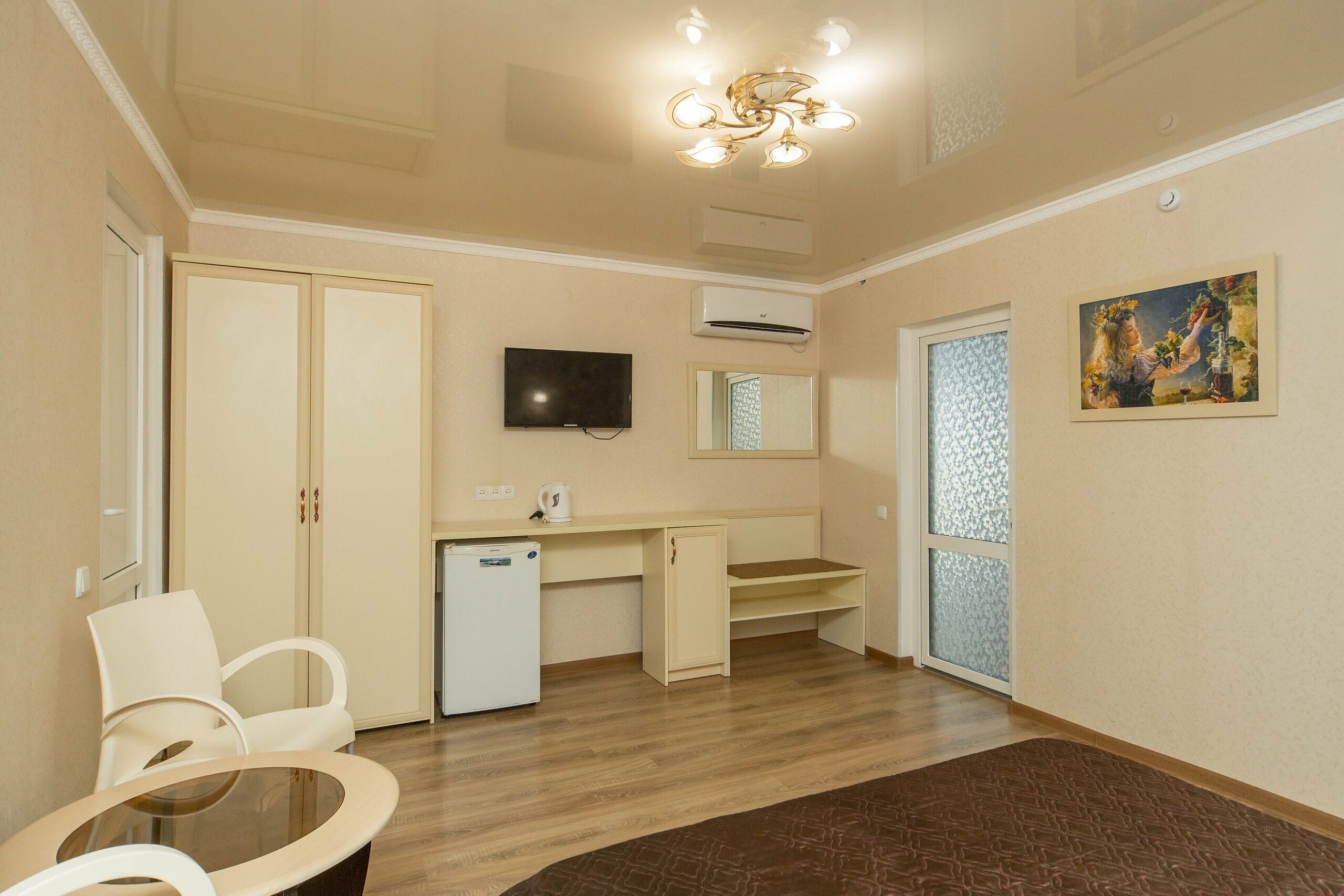 Двухместный номер с 1 кроватью и балконом