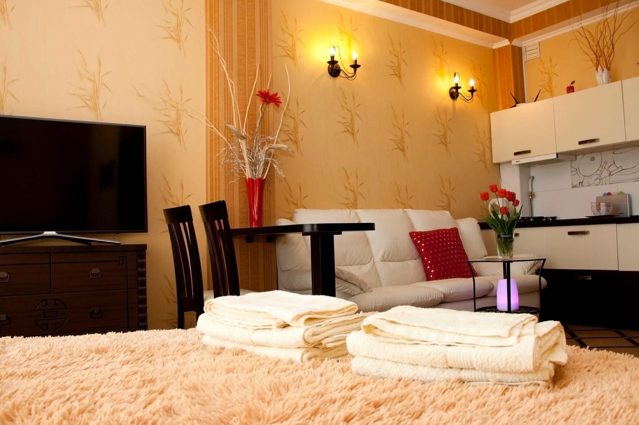 Двухместный номер с 2 отдельными кроватями и балконом