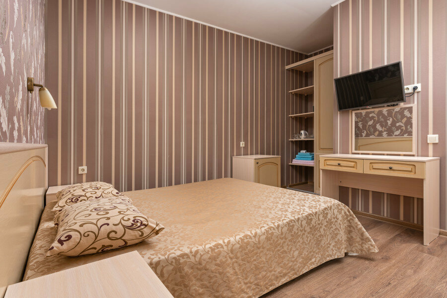 Двухместный номер с 1 кроватью и балконом