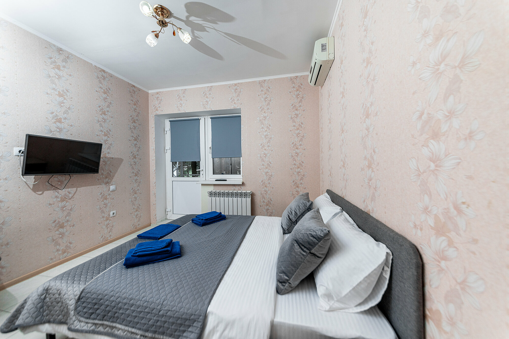 Двухместный номер с 1 кроватью и балконом