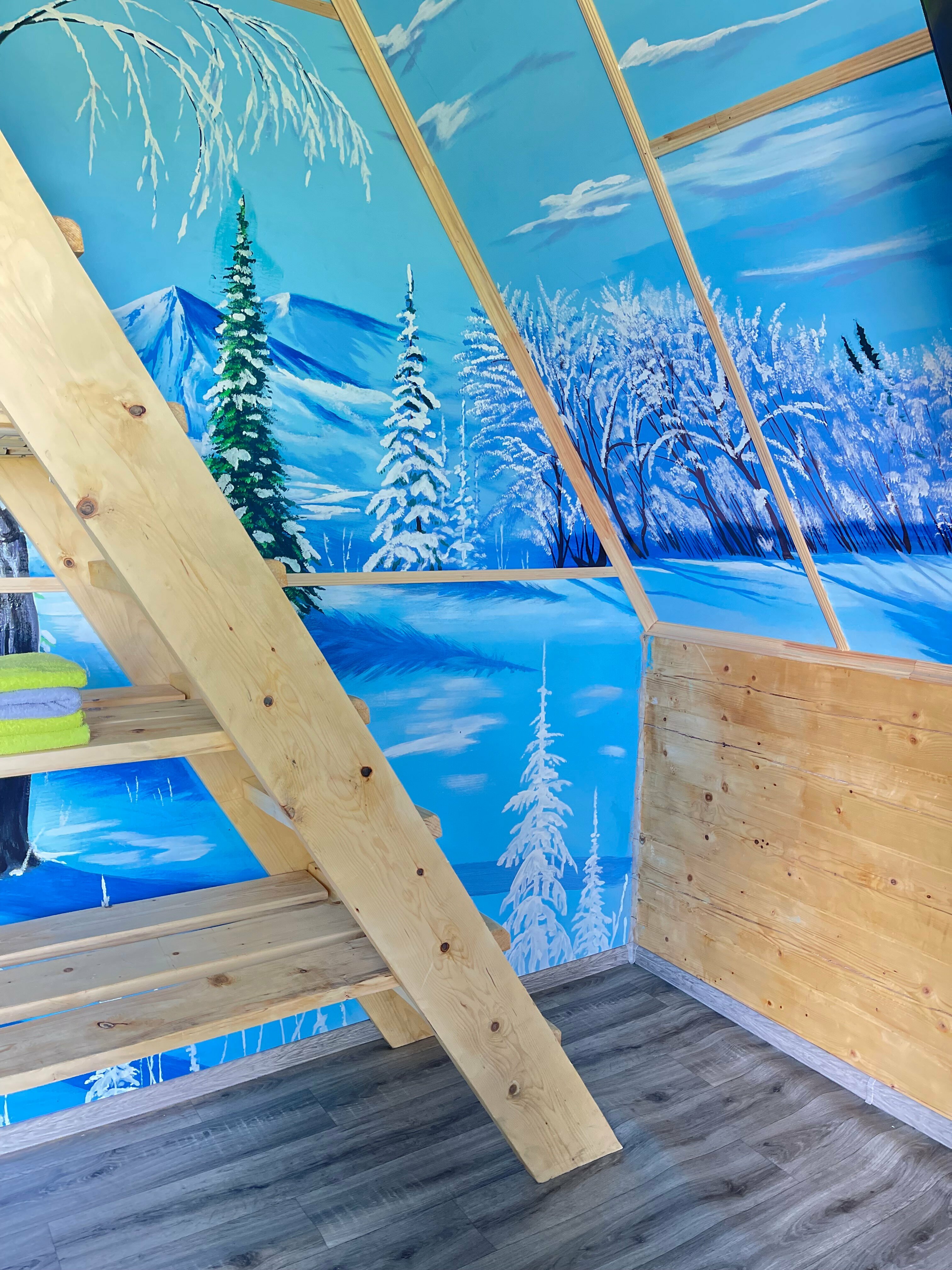 Cемейный номер с собственной ванной комнатой