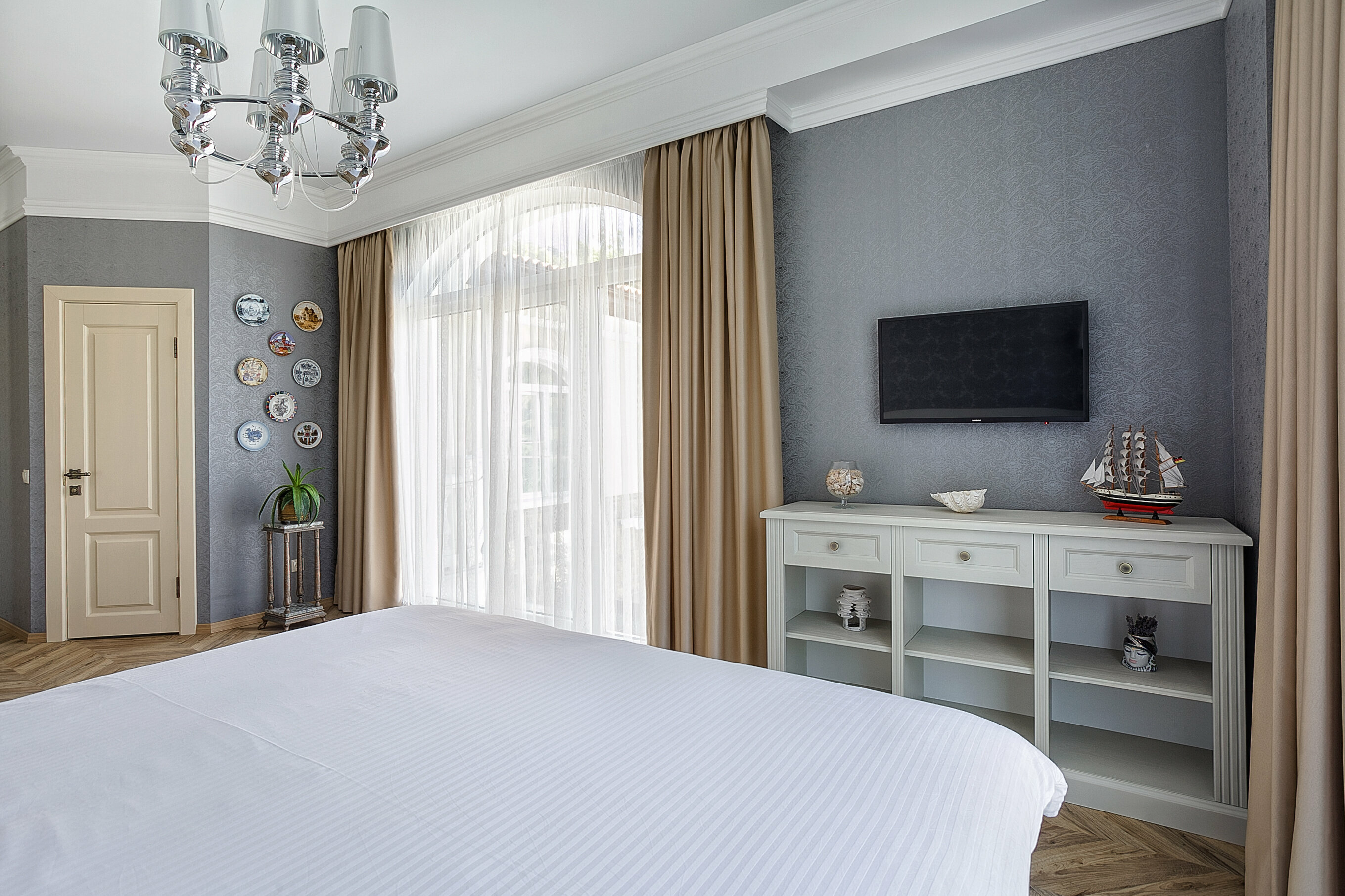 Двухместный номер Делюкс с 1 кроватью и видом на море