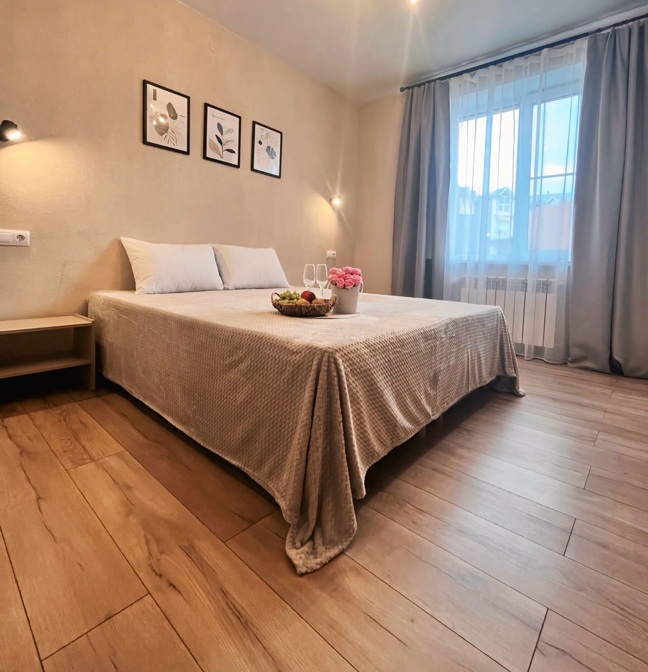 Улучшенный двухместный номер с 1 кроватью или 2 отдельными кроватями, вид на город