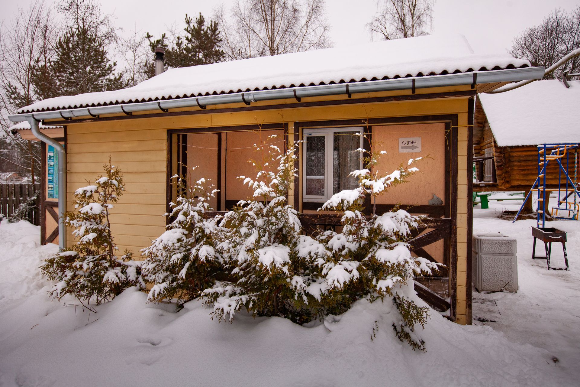 Коттедж-студия с парилкой №1