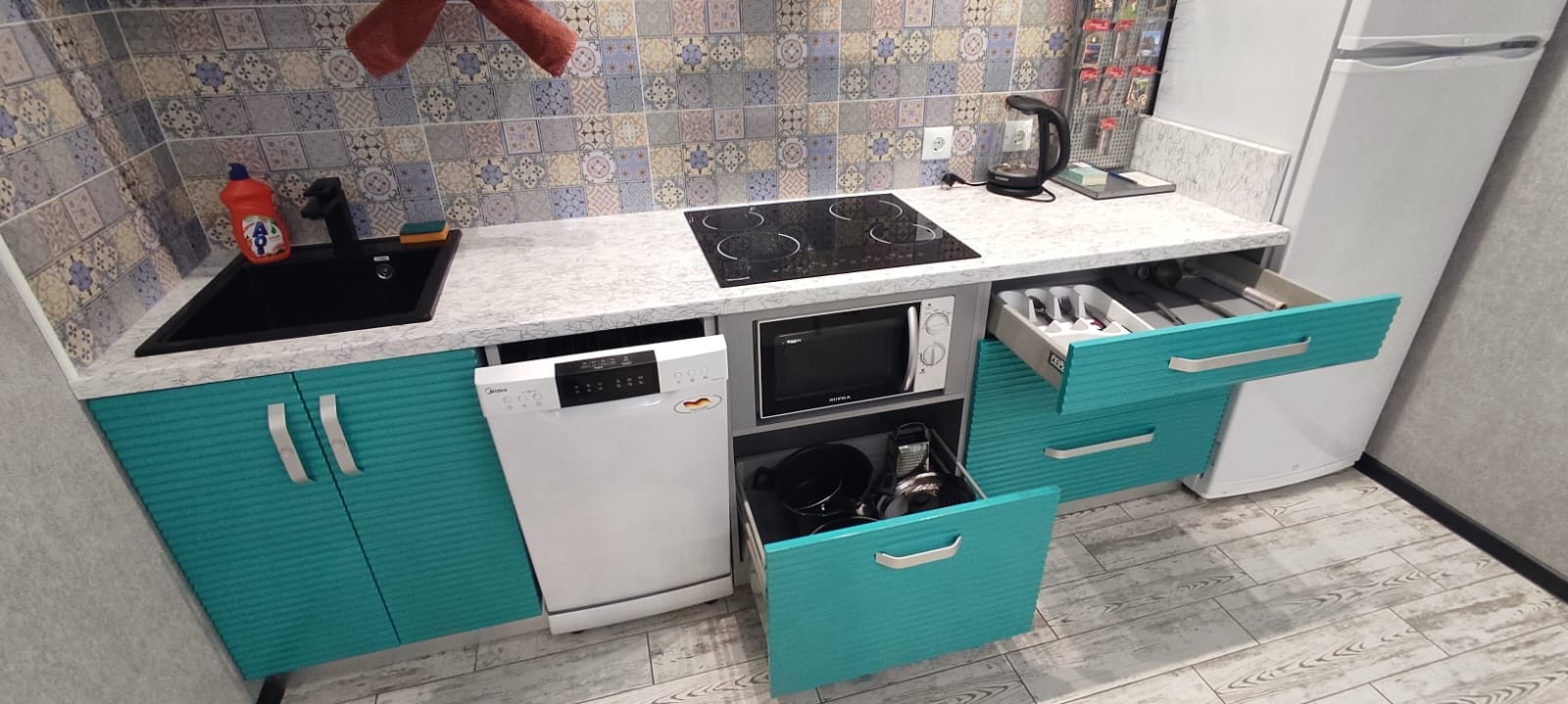 Апартаменты с 1 спальней