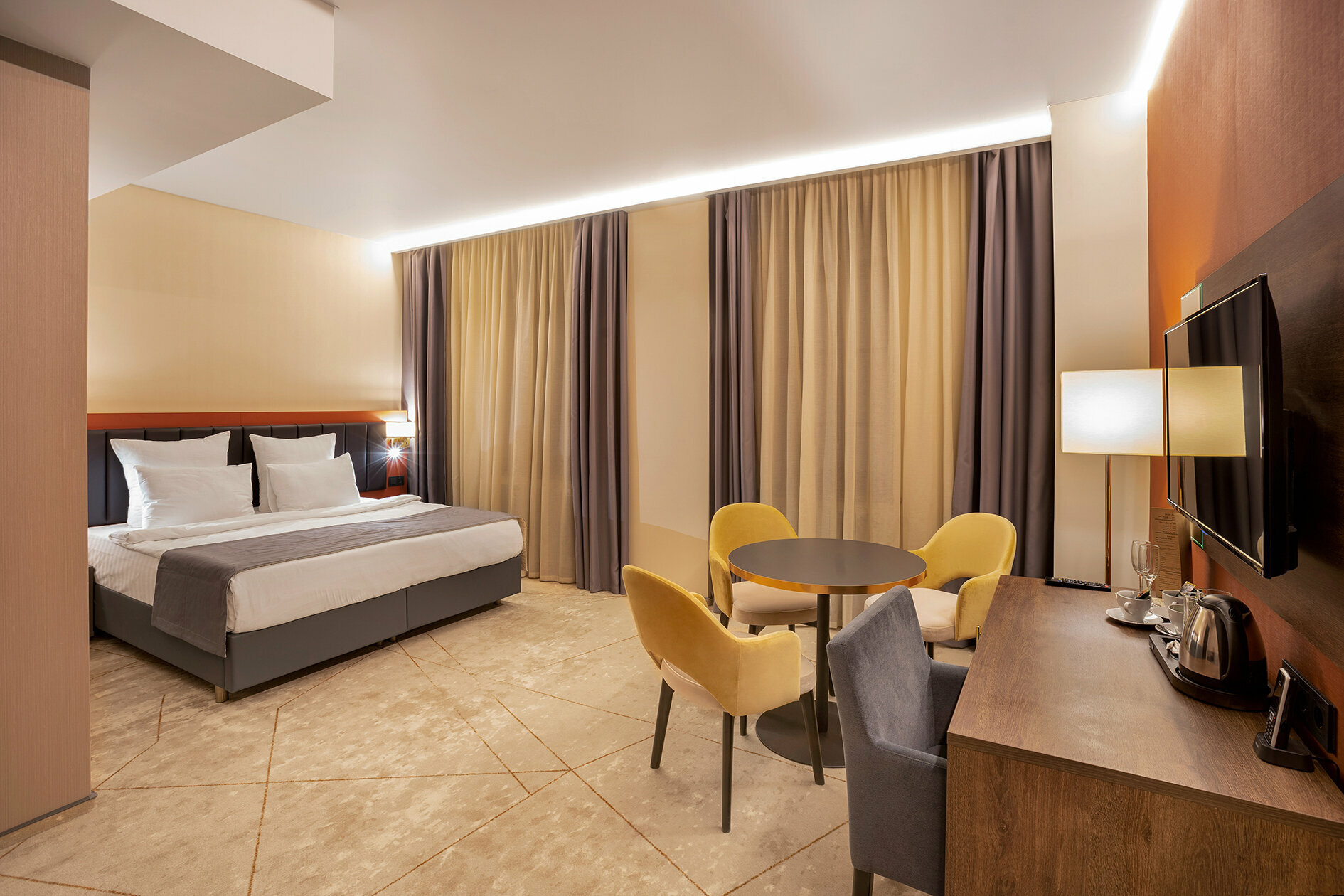 Трехместный номер Делюкс